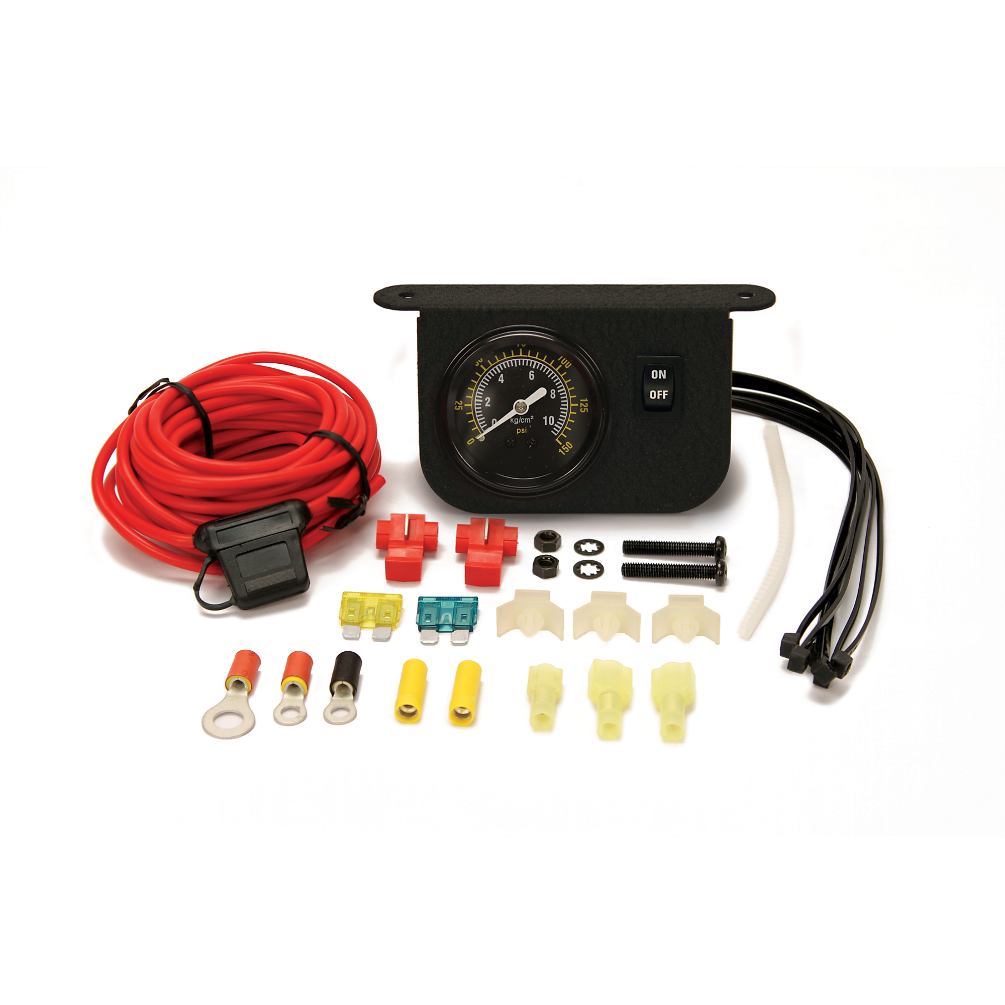 Viair Illuminated Dash Panel Air Gauge - 150 PSI, 20ft. Lead Wire, Model# 20062